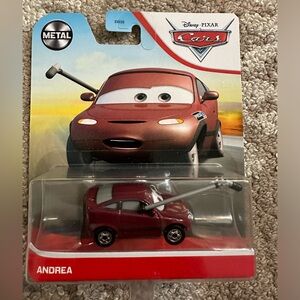 NIB Disney Pixar Cars Andrea vehicle